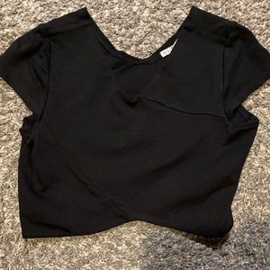 Black fashion top